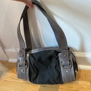 Lancel Paris grey shoulder bag